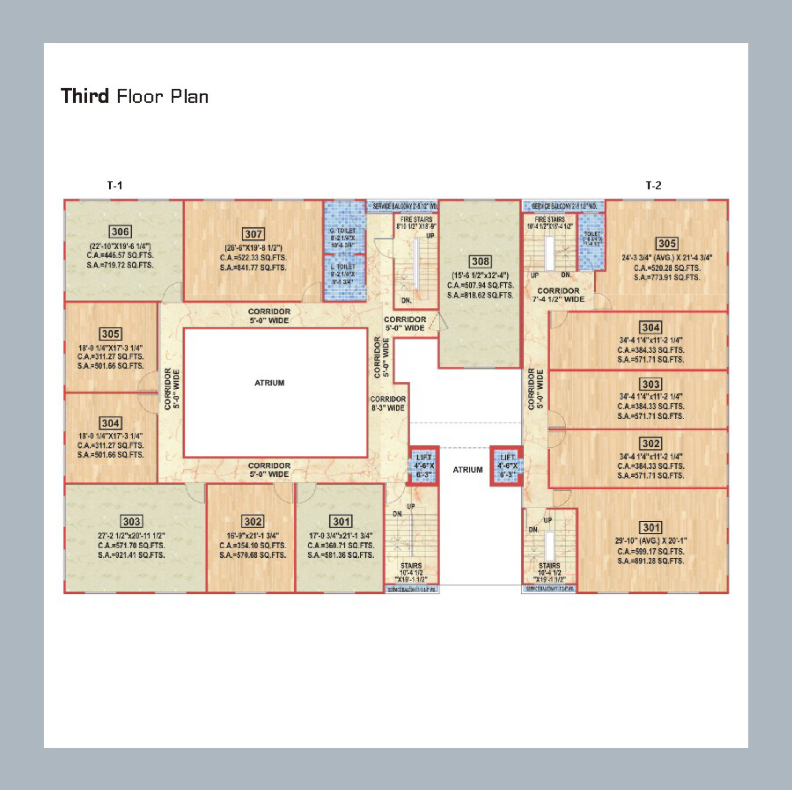 Alpha Tower floor Plan